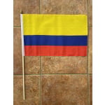 Republic of Colombia Large Hand Flag