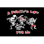 A Pirate's Life for Me 5'x3'