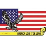 America Love It Or Leave It 5'x3'