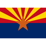 Arizona table flag
