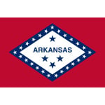 Arkansas table flag
