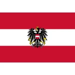 Austria State (Eagle) Hand Flag