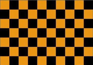 Black &Gold Checkered Black/Gold 5'x3' - Image 1