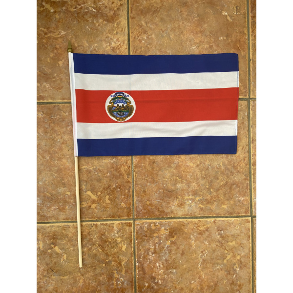 Costa Rica Hand Large Flag