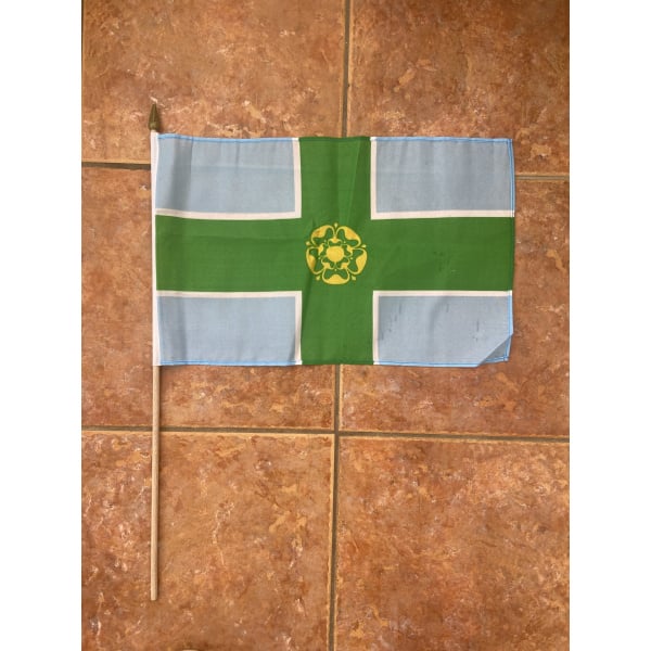 Derbyshire large Hand Flag