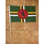 Dominica large Hand Flag