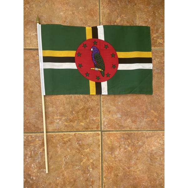 Dominica large Hand Flag