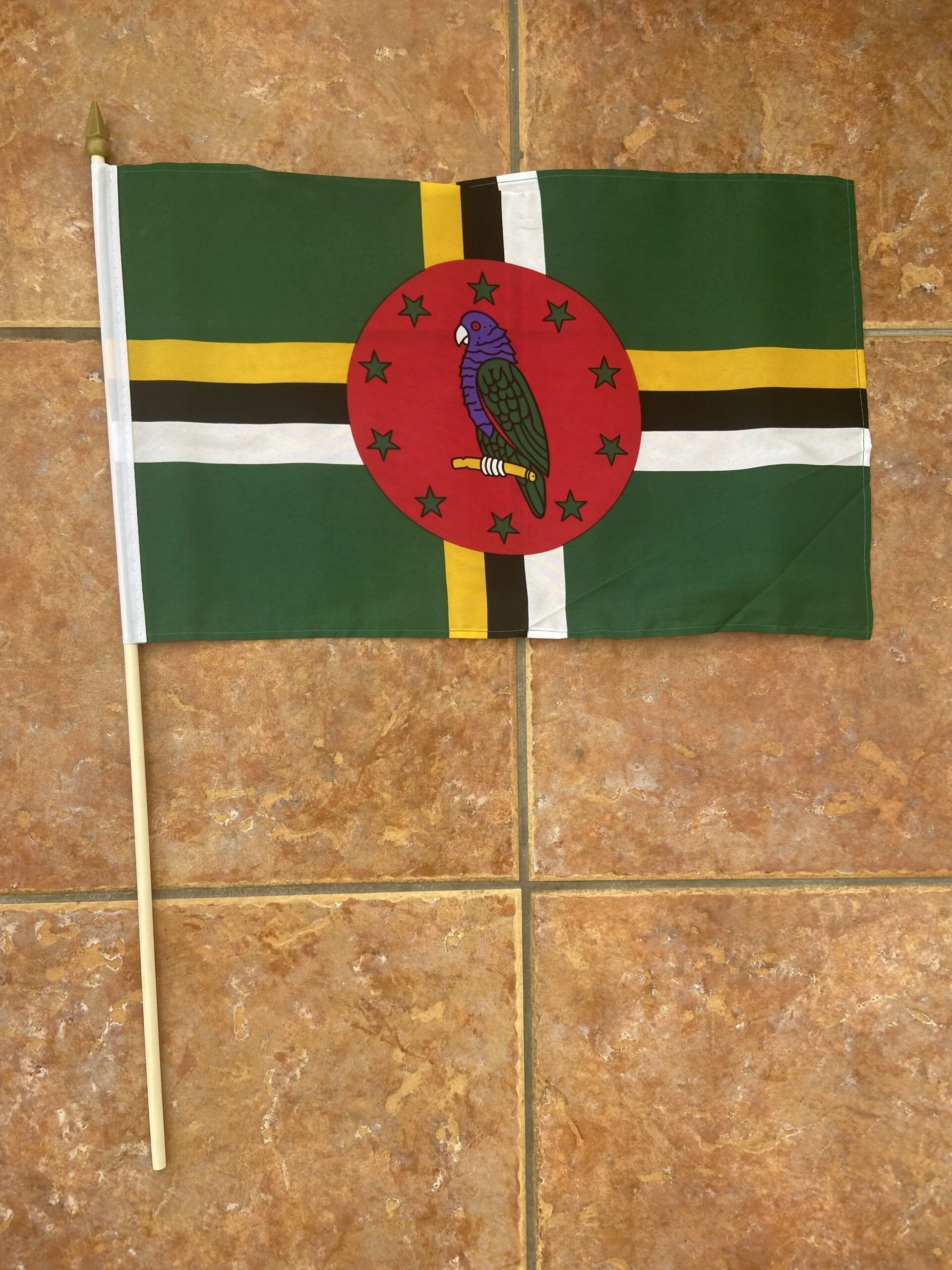 Dominica Dominica large Hand Flag - Image 1