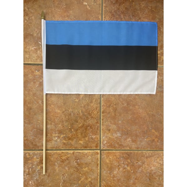 Estonia large Hand Flag