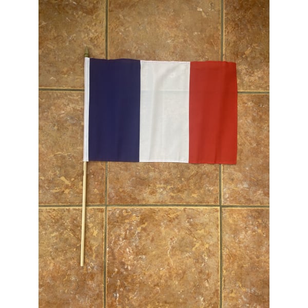 France Large Hand Flag