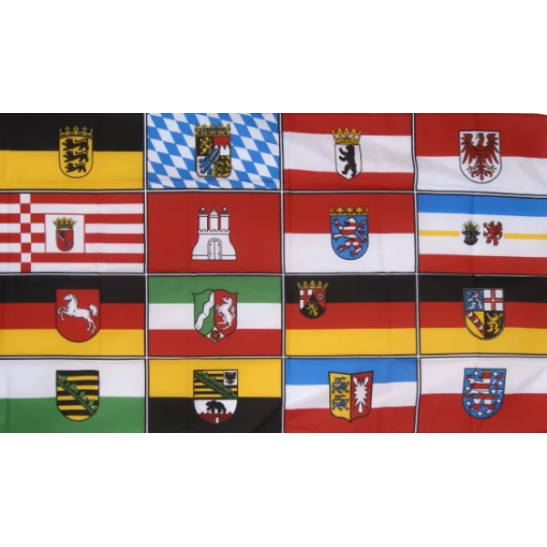 German 16 Federal States 5'x3'