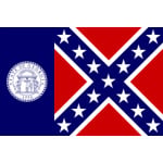 Georgia (Old) USA 5'x3'