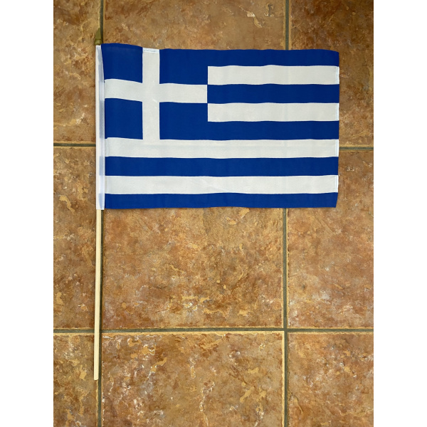 Greece Large Hand Flag