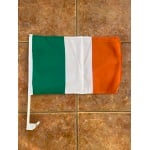 Ireland Tri-Colour Car Flag