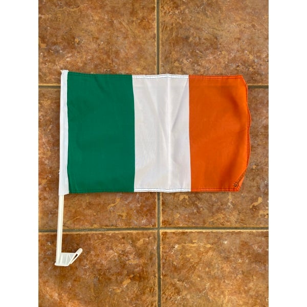 Ireland Tri-Colour Car Flag