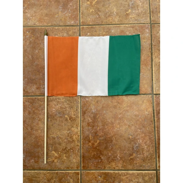 Ivory Coast (Côte d'Ivoire) large Hand Flag