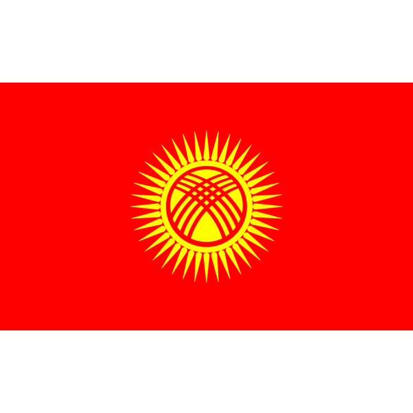 Kyrgyzstan 5'x3' 2024+ (updated design)