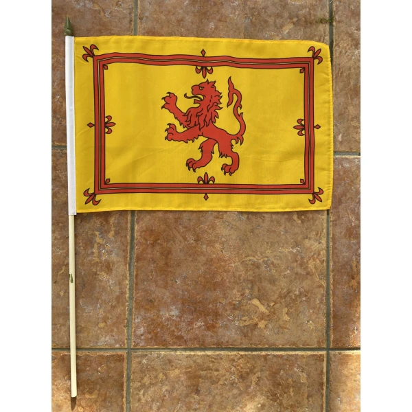 Lion Rampant (Scotland) large Hand Flag