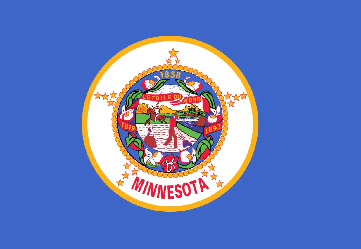 Minnesota Minnesota Hand Flag - Image 1