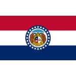 Missouri Table Flag