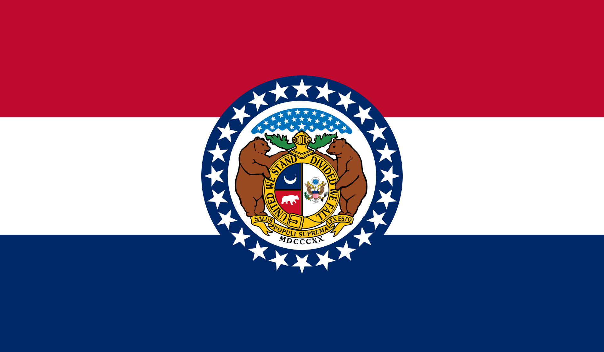 Missouri Missouri Table Flag - Image 1