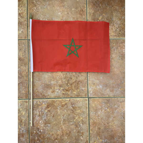 Morocco large Hand Flag