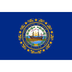 New Hampshire Table Flag
