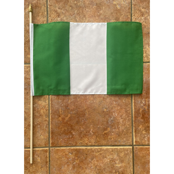 Nigeria Large Hand Flag