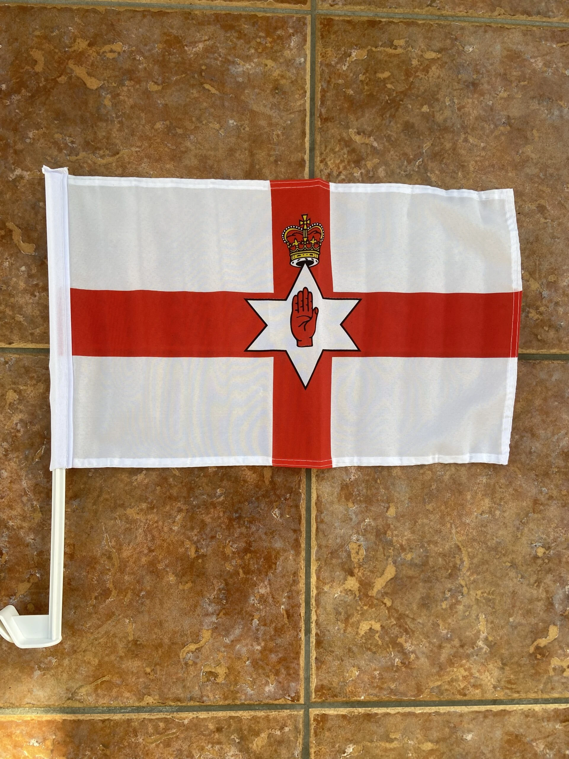 Northern Ireland Northern Ireland Red Hand Car Flag - Image 1