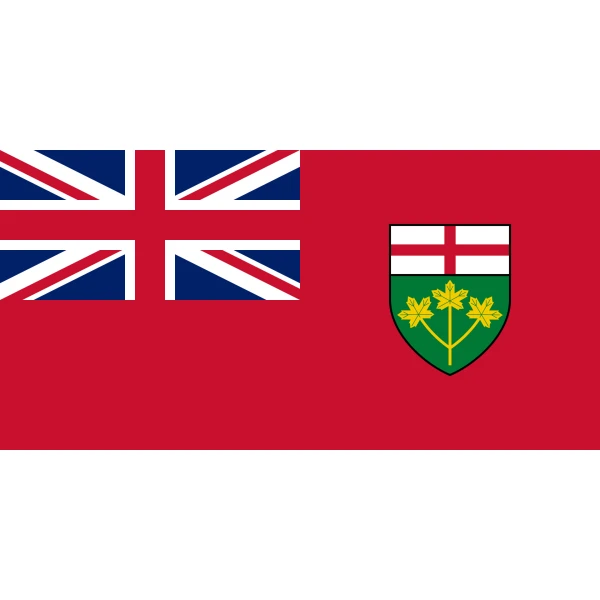 Ontario table flag