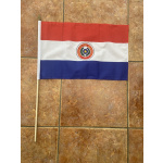 Paraguay large Hand Flag