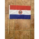 Paraguay large Hand Flag
