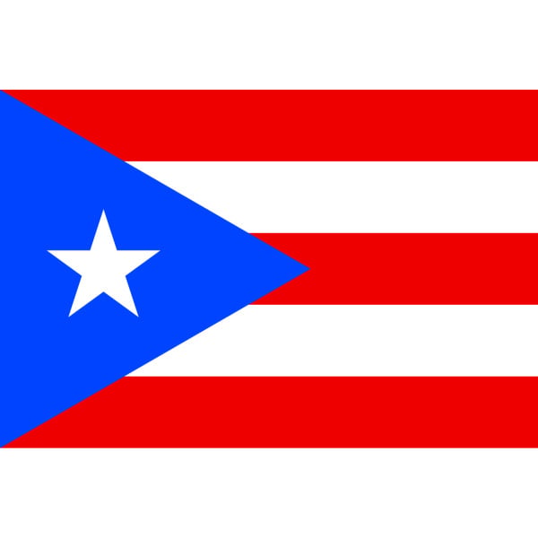 Puerto Rico Hand Flag