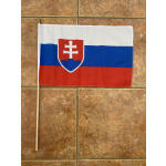 Slovakia large Hand Flag