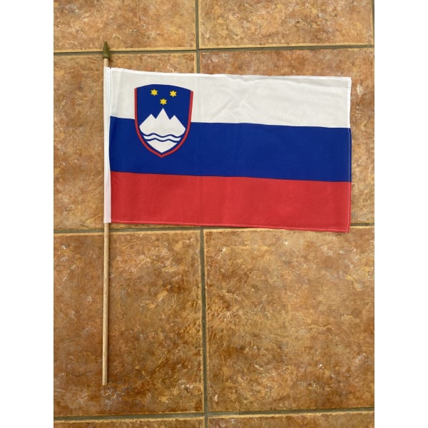 Slovenia large Hand Flag
