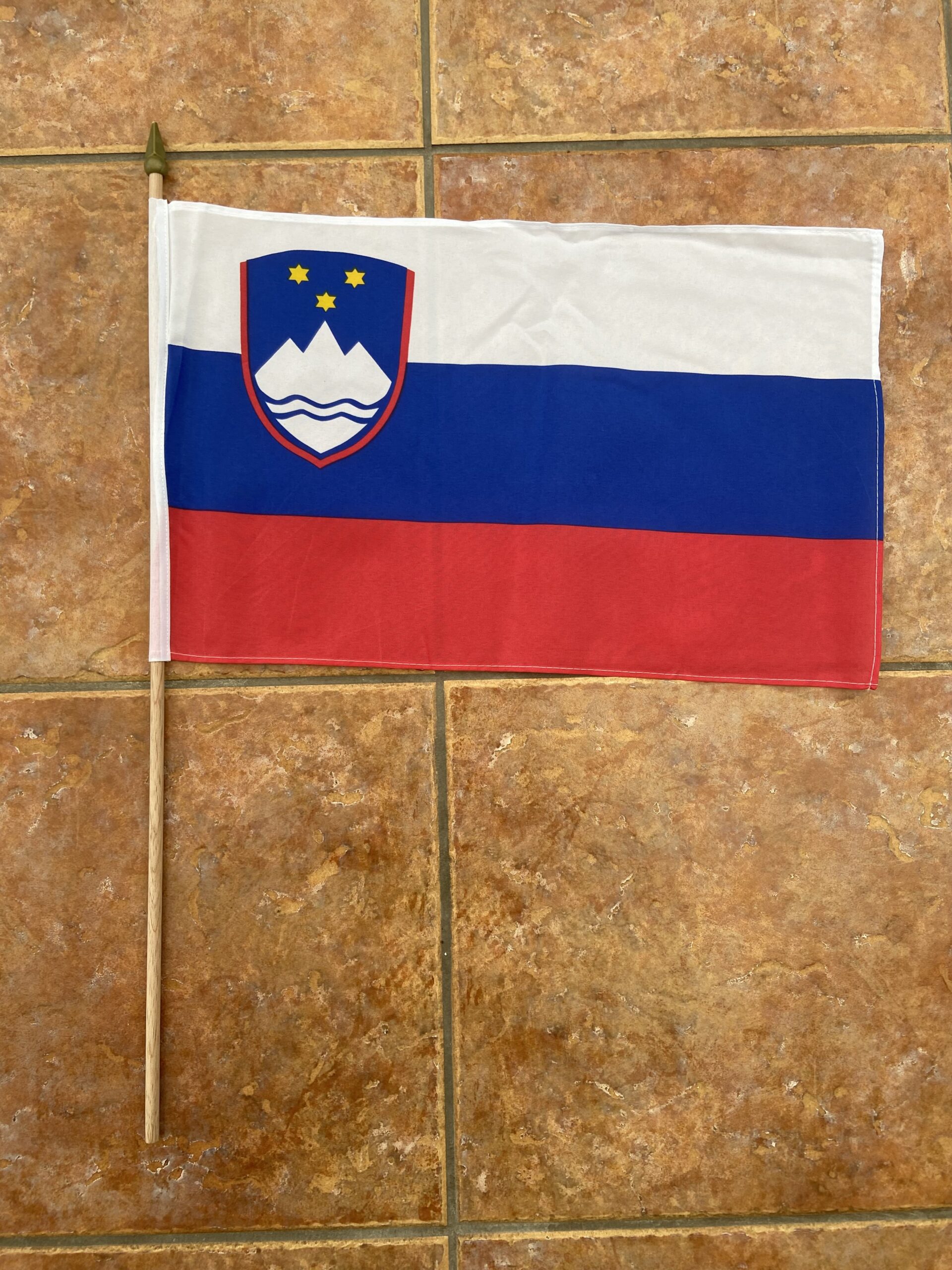 Slovenia Slovenia large Hand Flag - Image 1