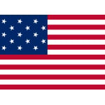 Star Spangled Banner 1795-1819 15 stars 5'x3'