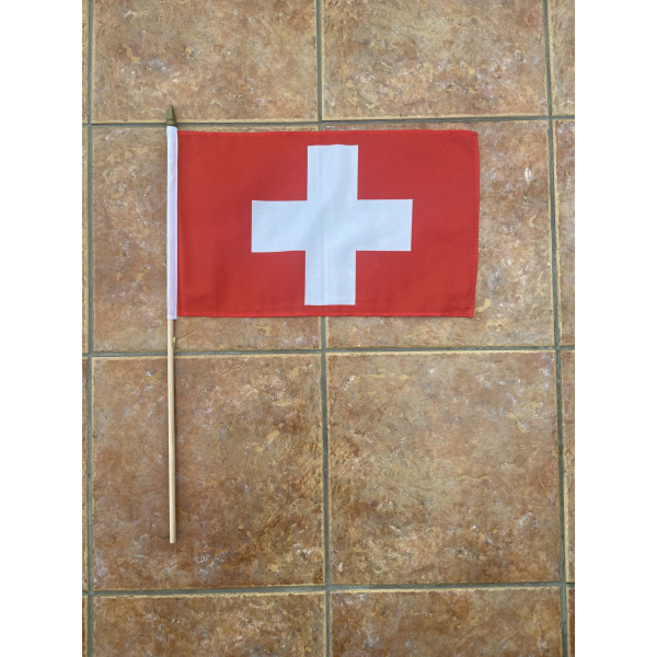 Switzerland large Hand Flag