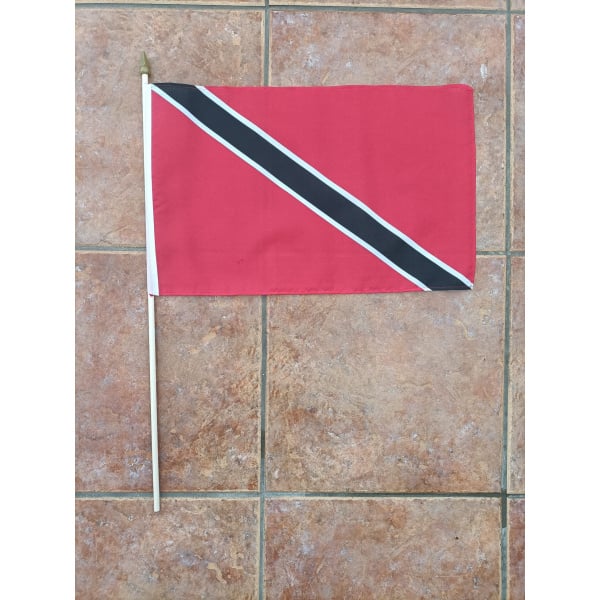 Trinidad & Tobago large hand flag