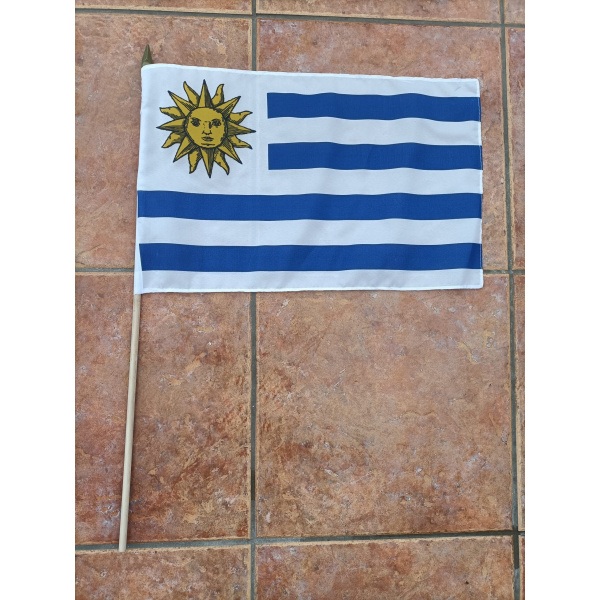 Uruguay large Hand Flag