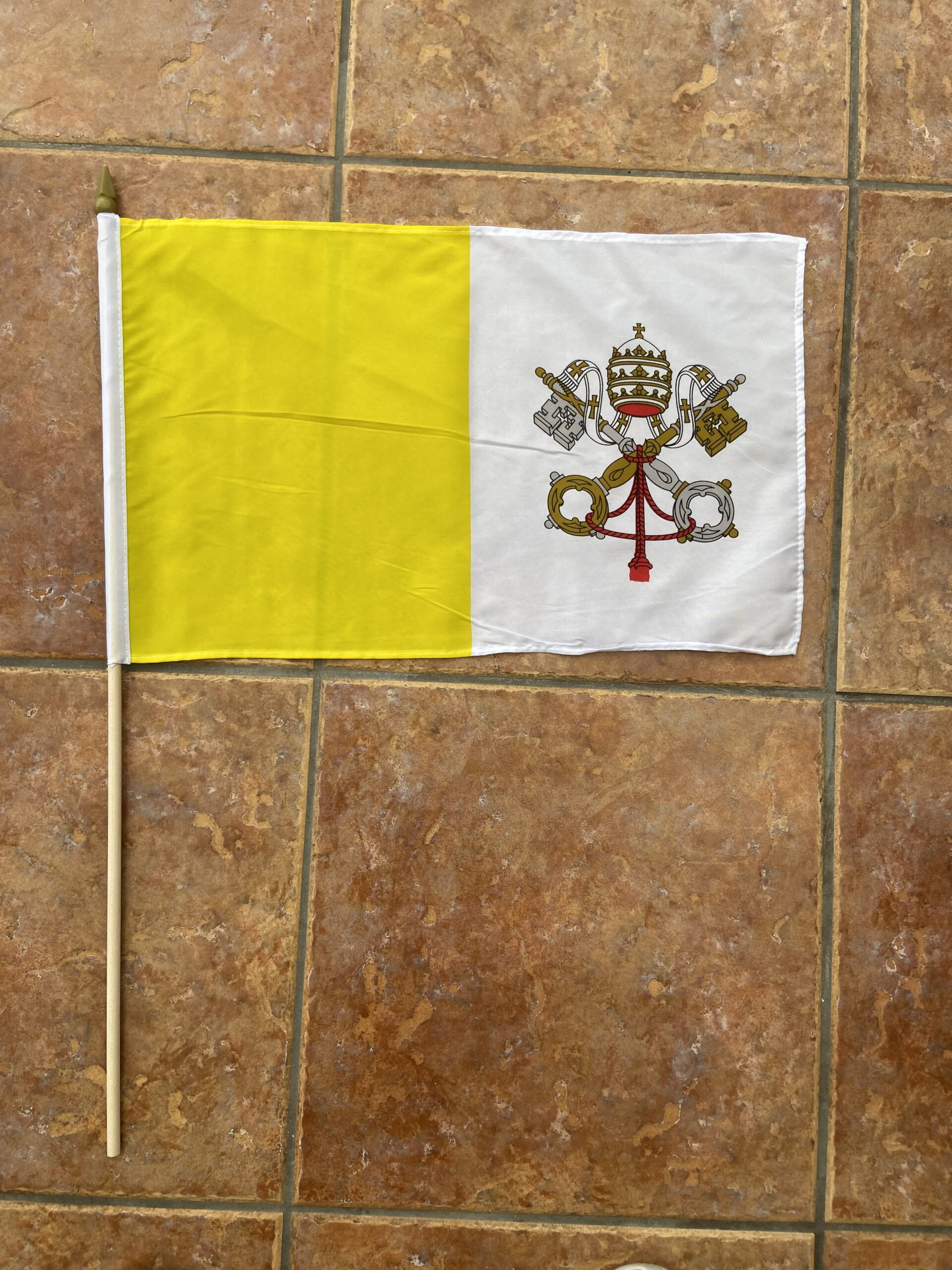Vatican Vatican City Large Hand Flag - Image 1