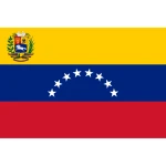 Venezuela 8 stars with crest 3'x2'