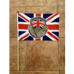 World War II 60th Anniversary large Hand Flag