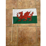 Welsh Dragon (Wales) large Hand Flag