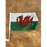 Welsh Dragon Car Flag (Wales)