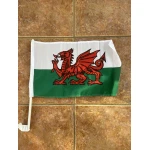 Welsh Dragon Car Flag (Wales)