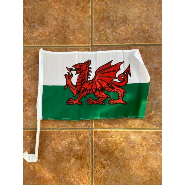 Welsh Dragon Car Flag (Wales)