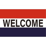 Welcome 5'x3'