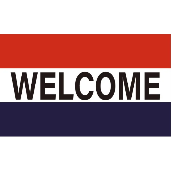 Welcome 5'x3'