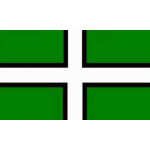 Devon medium table flag